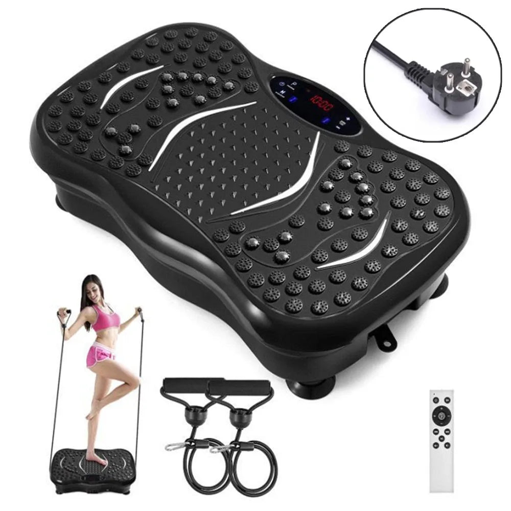 4D Vibration Fat Shaking Machine Music Multifunctional Vibration Platform Plate Anti-slip Foot Shake Whole Body Massager Machine