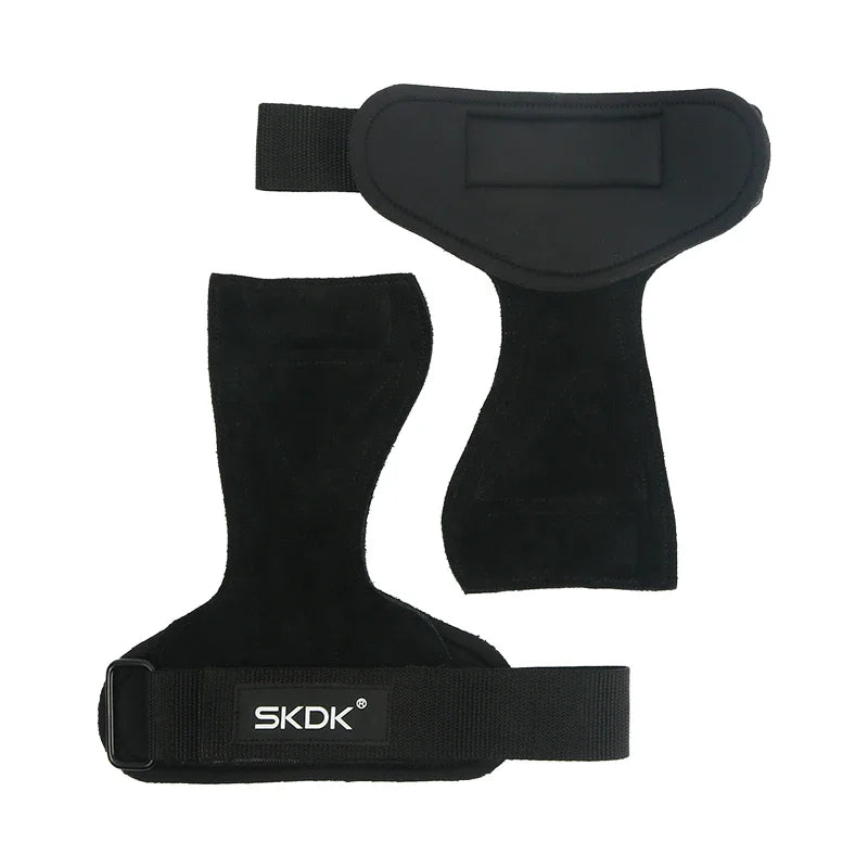 2Pcs Gym Gloves Fitness Hand Palm Protection Equipment Anti Slip Wear-resistant Wrist Wraps Hard Pull Weight Lifting Grip Pads