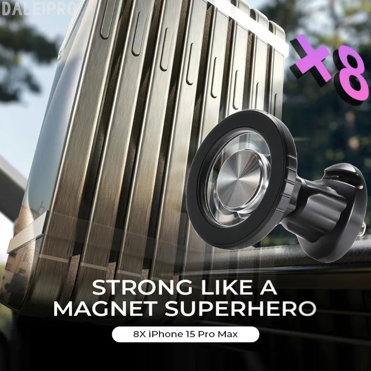 For Ford Fiesta MK8 2017-2020 2021 2022 Car Phone Holder Fixed to Screen Car Magnetic MagSafe Wireless Charger Mount Accessories