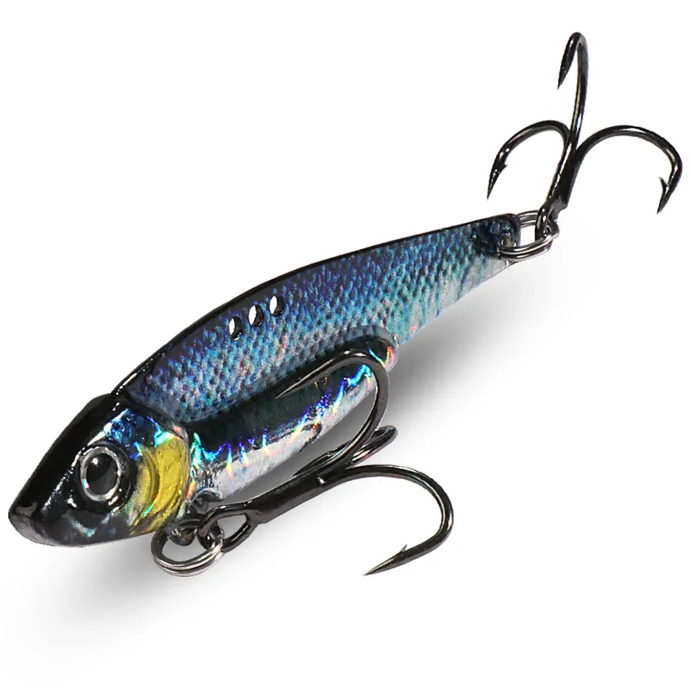 Spinner Spoon Metal Jig Bait 7.5g 10g 16g 20g VIB Sinking Blade Spinning Treble Hook Spinnerbait Pesca Tackle Sea Fishing Lure