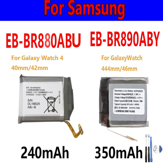 EB-BR880ABY BR890ABY  For Galaxy Watch 4 40mm/42mm R860 R860R865U For Galaxy Watch 4 44mm/46mm R870 SM-R875U+tools