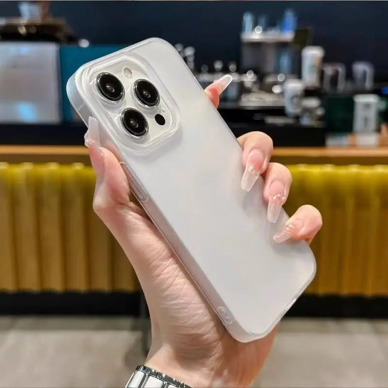 Ultra Thin Matte Hard Translucent Clear Phone Case for iPhone 17 16 15 14 13 12 11 Pro Max XS X 7 8 Plus Shockproof Bumper Cover