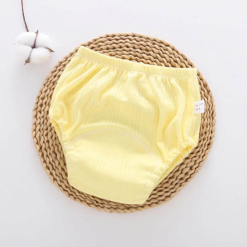 2/3/4/5/8Pc Baby Potty Toilet Training Pants Nappies Cartoon Boys Girls Underwear Cotton TPU WaterProof Panties Reusable Diapers