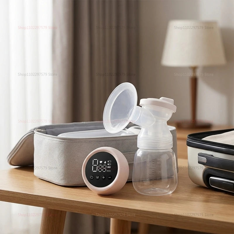 Portable USB Double Electric Breast Pump BPA Free 3 Modes 9 Suction Levels LED Display for Nursing Moms Easy Baby Feeding Gifts