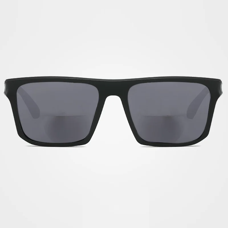 Men Women Square Bifocal Far Near Dual Vision Reading Glasses Trendy Driving Fishing Shade Presbyopia Eyewear Customize Lens