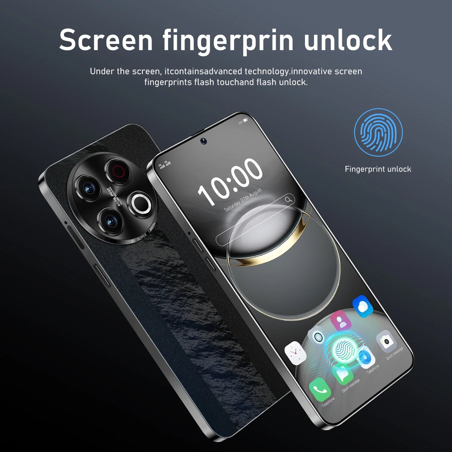 2026 New Hot Sale Spark 30 Pro Original Global Version HQ Intelligent Snapdragon 8 Gen3 7800mAh Battery Dual Card Dual Standby