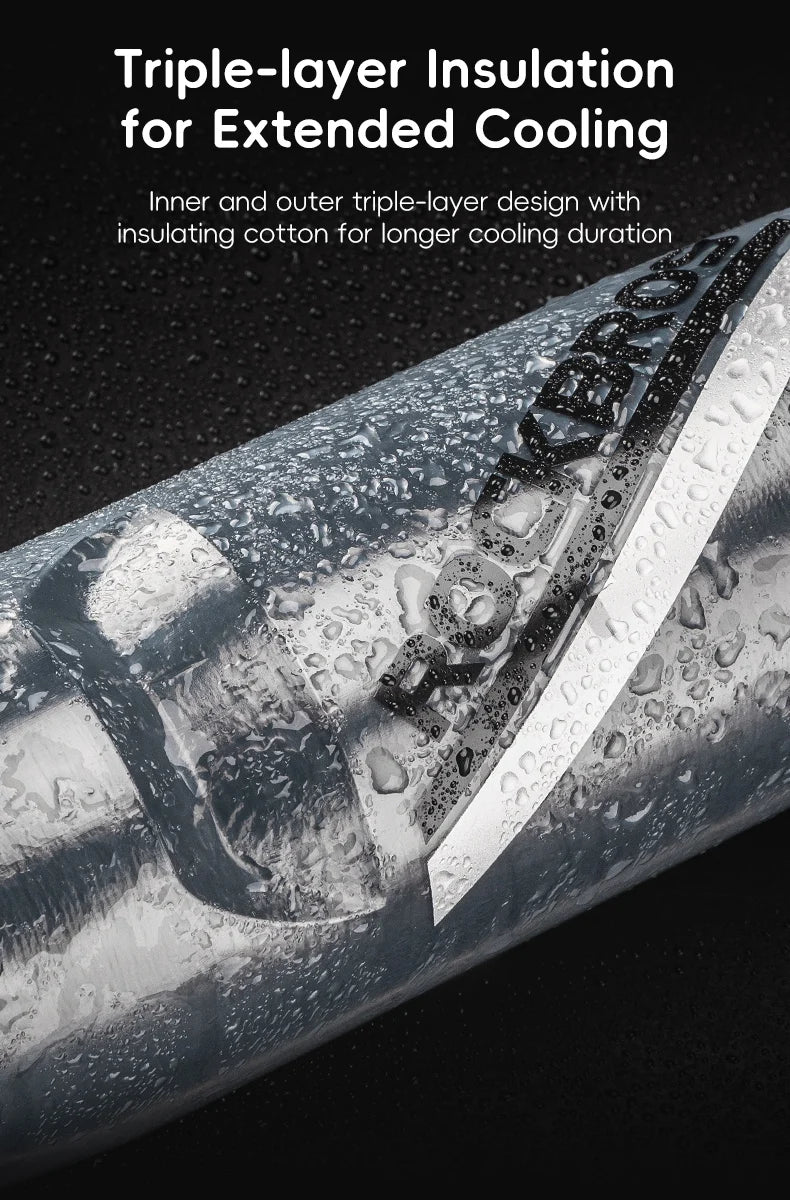 ROCKBROS 620ml Cycling Water Bottle Cold Water Insulated Thermal Silicone Bottle Outdoor Sports MTB Road Bike Bicycle Bottle