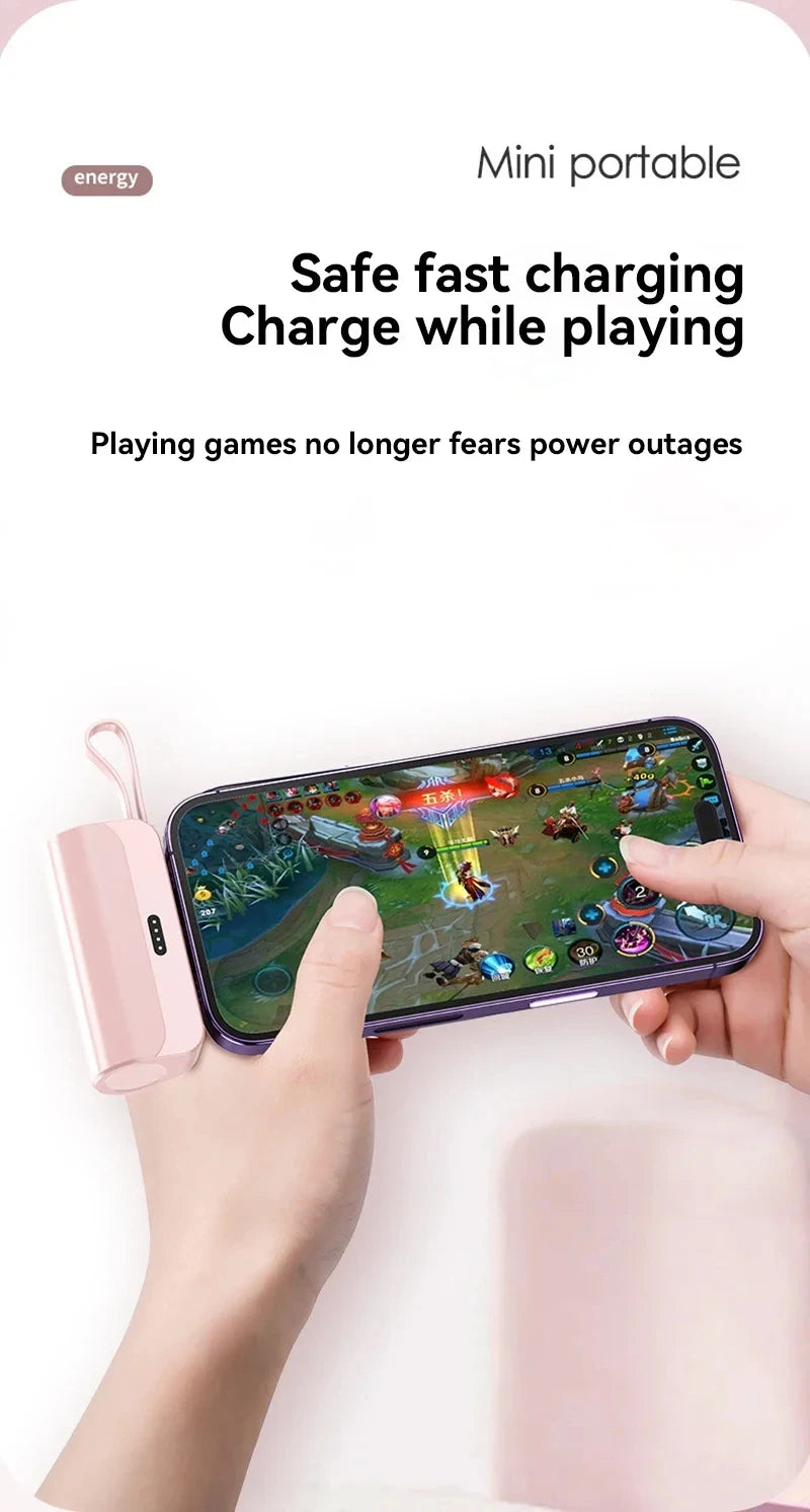 Lenovo 2026 500000mAh Ultra Slim Power Bank Super Fast Charging High Capacity Portable External Battery USB C for Android iPhone
