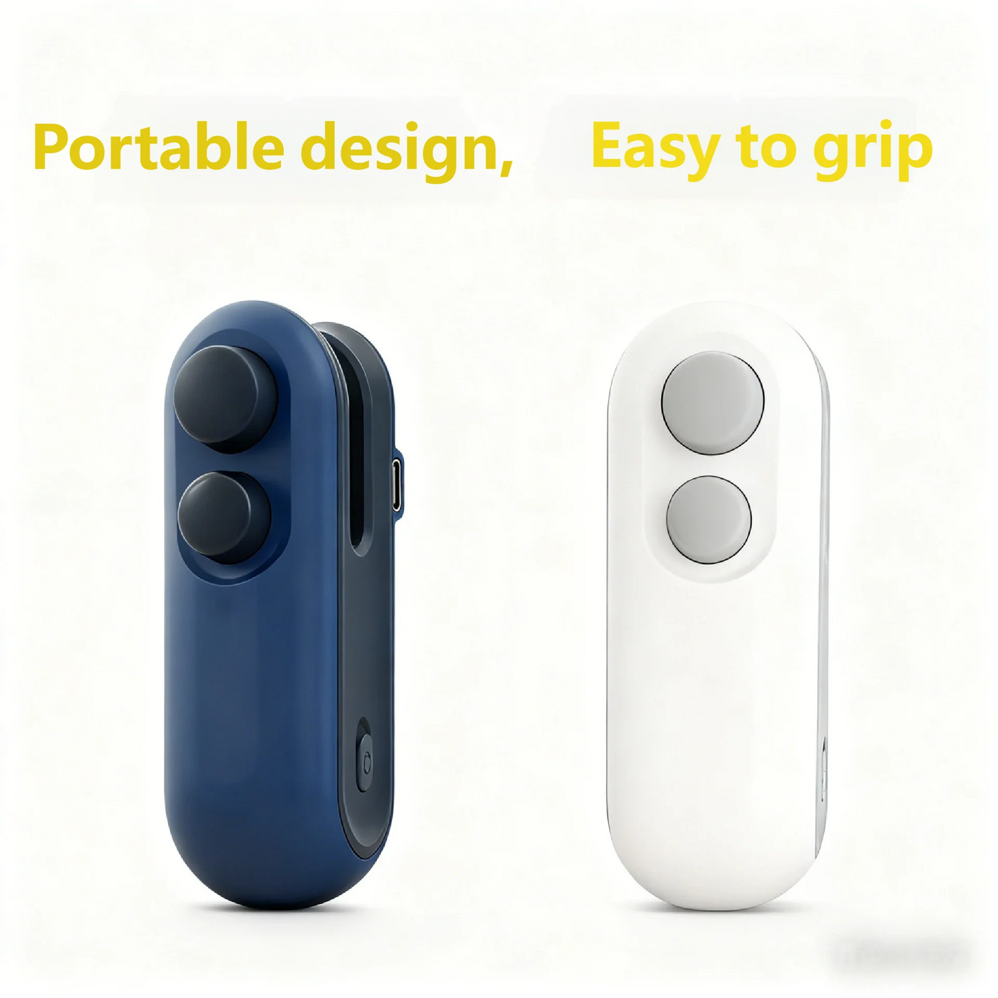 HOMEFISH Mini Handheld Food Heat Sealer, USB Rechargeable Heat Sealer, Storage Bag, Plastic Package, Food Sealer, Clip Bag