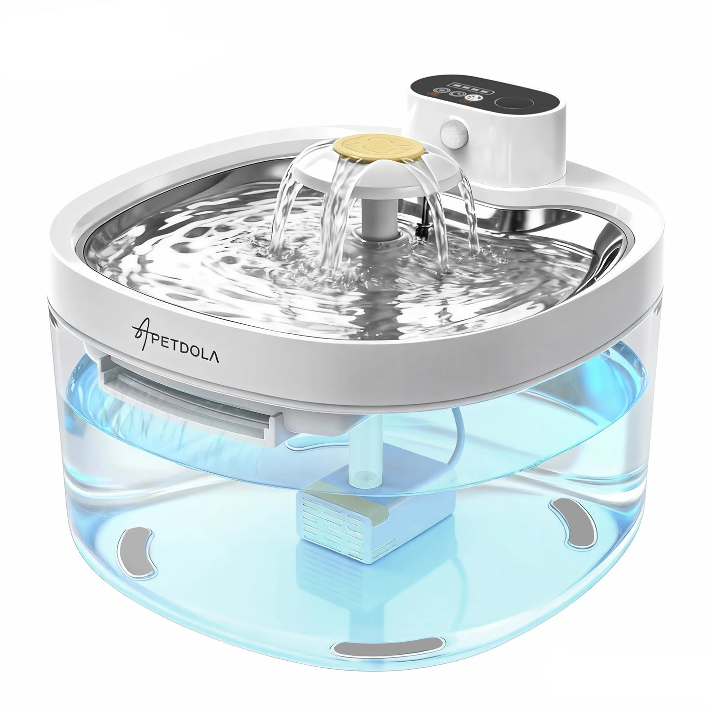 Wireless Cat Water Fountain Auto Sensor Cordless Pet Water Dispenser 4000mAh Battery Operated For Cats Dogs Drinking Fountain