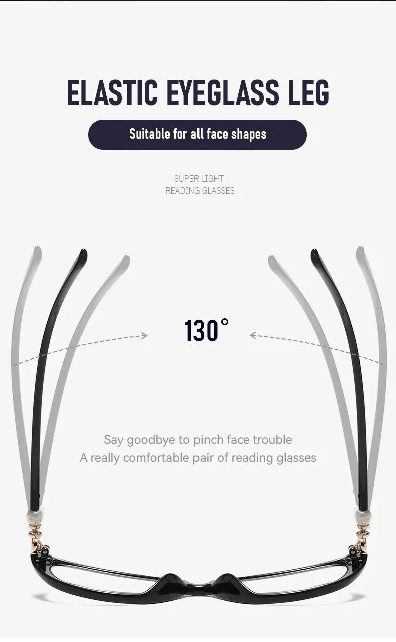 Cat Eye Finished Progressive Multifocal Reading Glasses Unisex Women Men Outdoor Color Changing Bifocal Eyewear Diopter To +4.0