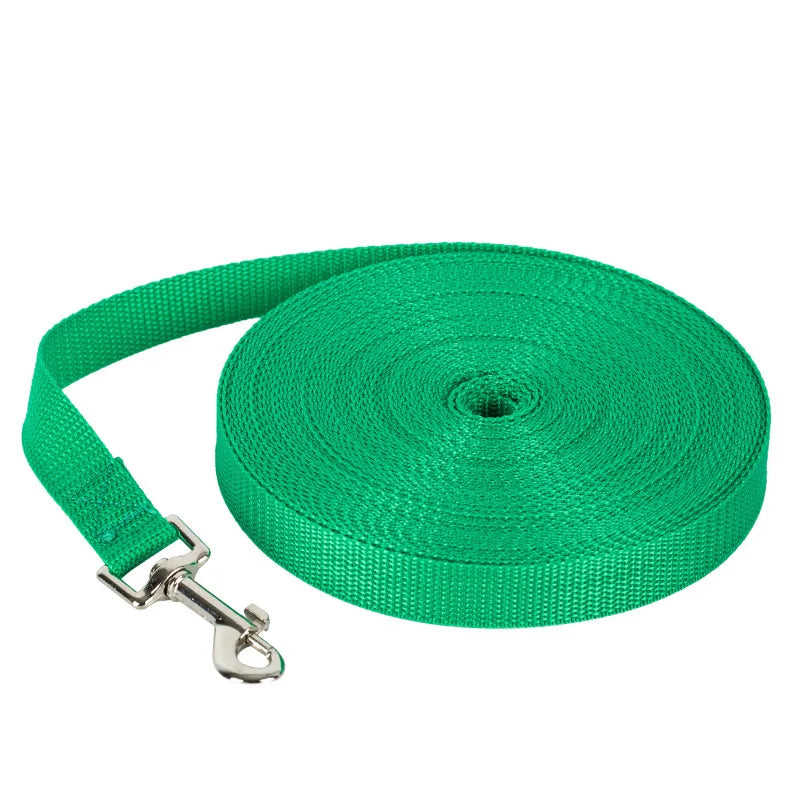 Dog Leash For Medium Large Dogs Pet Puppy Cat Walking Training Lead Rope Big Dog Nylon Rope Long Leashes 6m 10m 15m 20m 30m 50m
