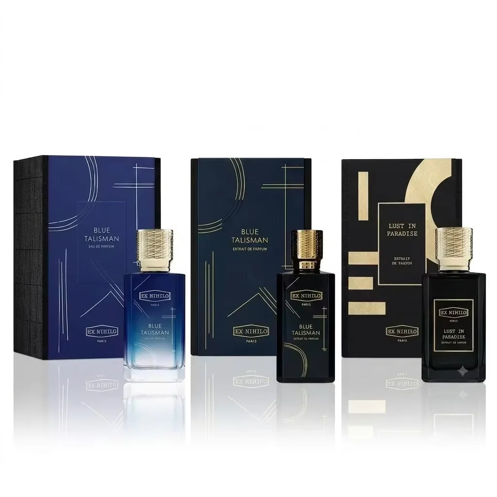 Mystique of The Blue Talisman 100ml Luxury Unisex Perfume Enchanting Woody Floral Scent with Pheromones, Long Lasting Cologne