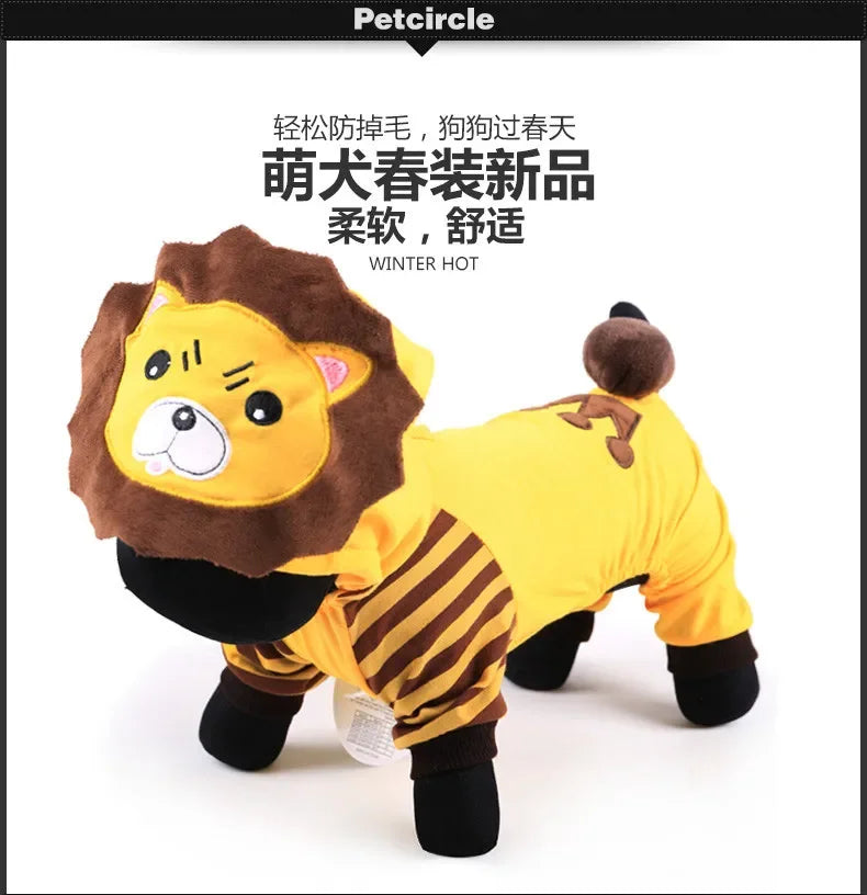Free shiping warm xxs dog clothes winter pajama small dog costume cotton pet Hoodie Coat lovely cat jacket winter PT014
