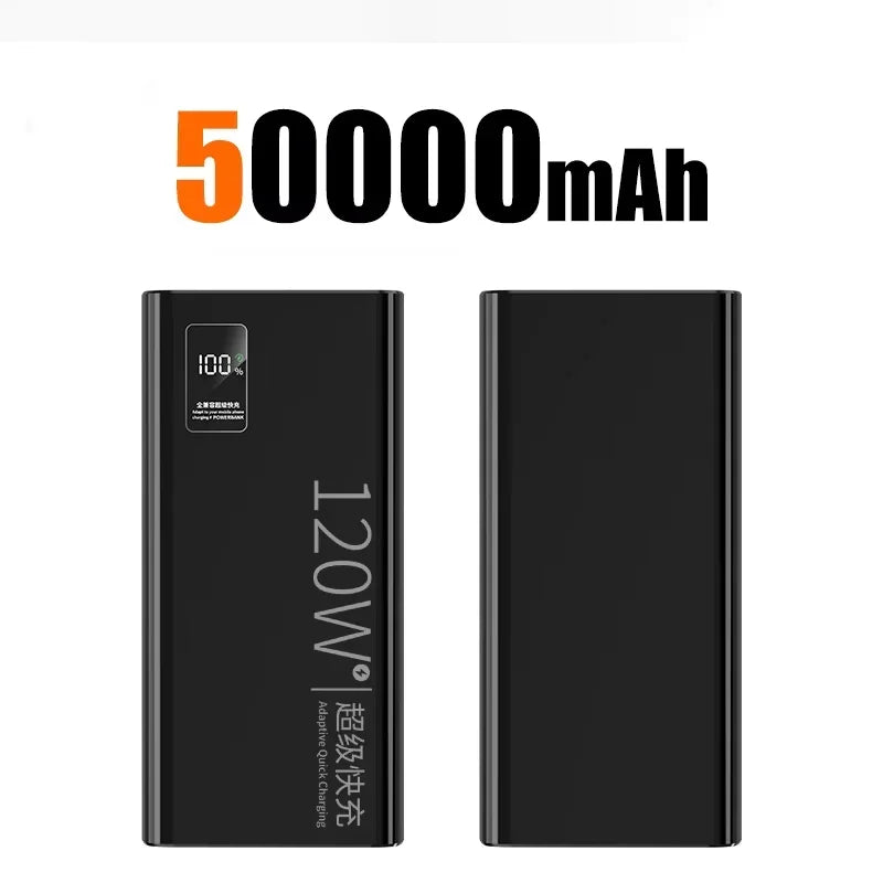 Lenovo Original 500000mAh Powerbank External Spare Battery Portable Charger For Xiaomi iPhone Super Fast Charging PowerBank