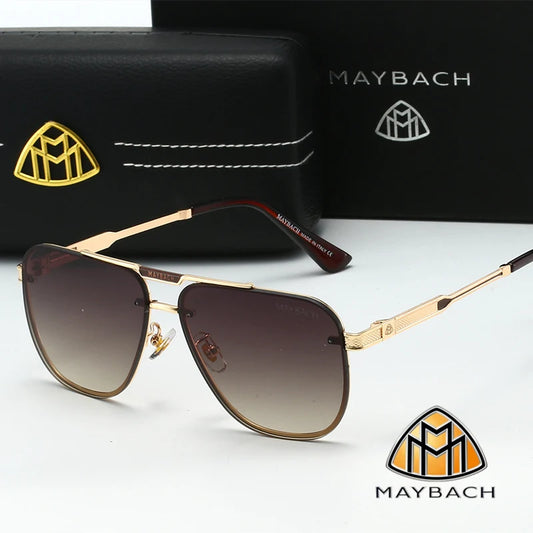 MAYBACH Sunglasses Luxury brand UV400 Protection for Men and women Classic Sun Glasses High Quality Eyewears Pilot Goggle 6830