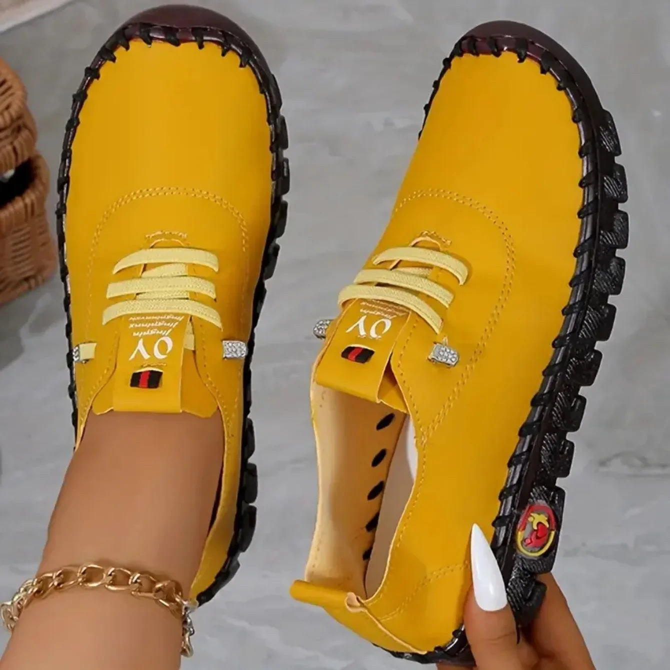 Women Sneakers 2024 New Spring Summer Loafers Soft-soled Roman Breathable Sneakers Women Retro Plus Size Single Shoes for Women