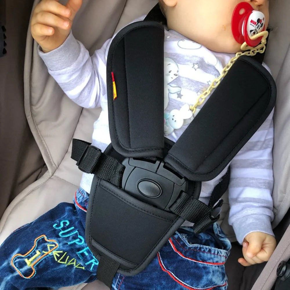 Baby Stroller Protective Belt Baby Safety Car Seat Belt Pads Universal Stroller Shoulder Strap Covers Soft Cushion Pram Guard