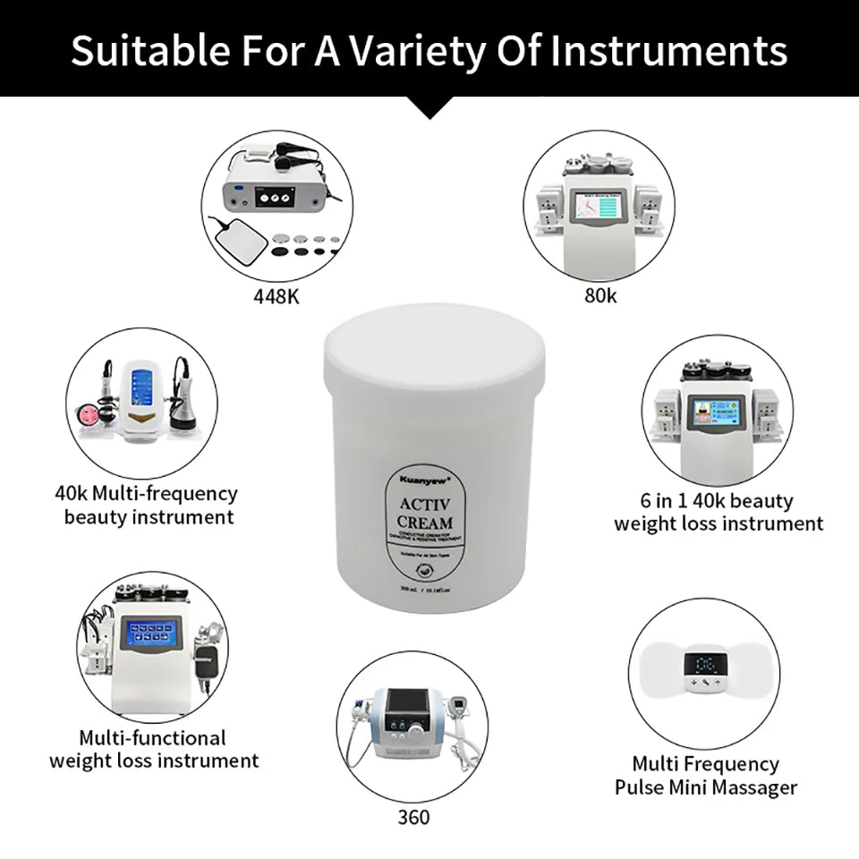 Radiofrequency Cream When Using the Radiofrequency Beauty Device For Any Part of the Body Beauty Equipment Accessories
