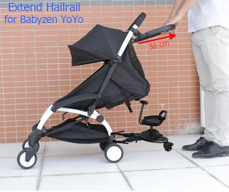 Baby stroller accessories Extend Handle Hailrail For babyzen YoYo 2 and Bugaboo Bee 6 Bee 5
