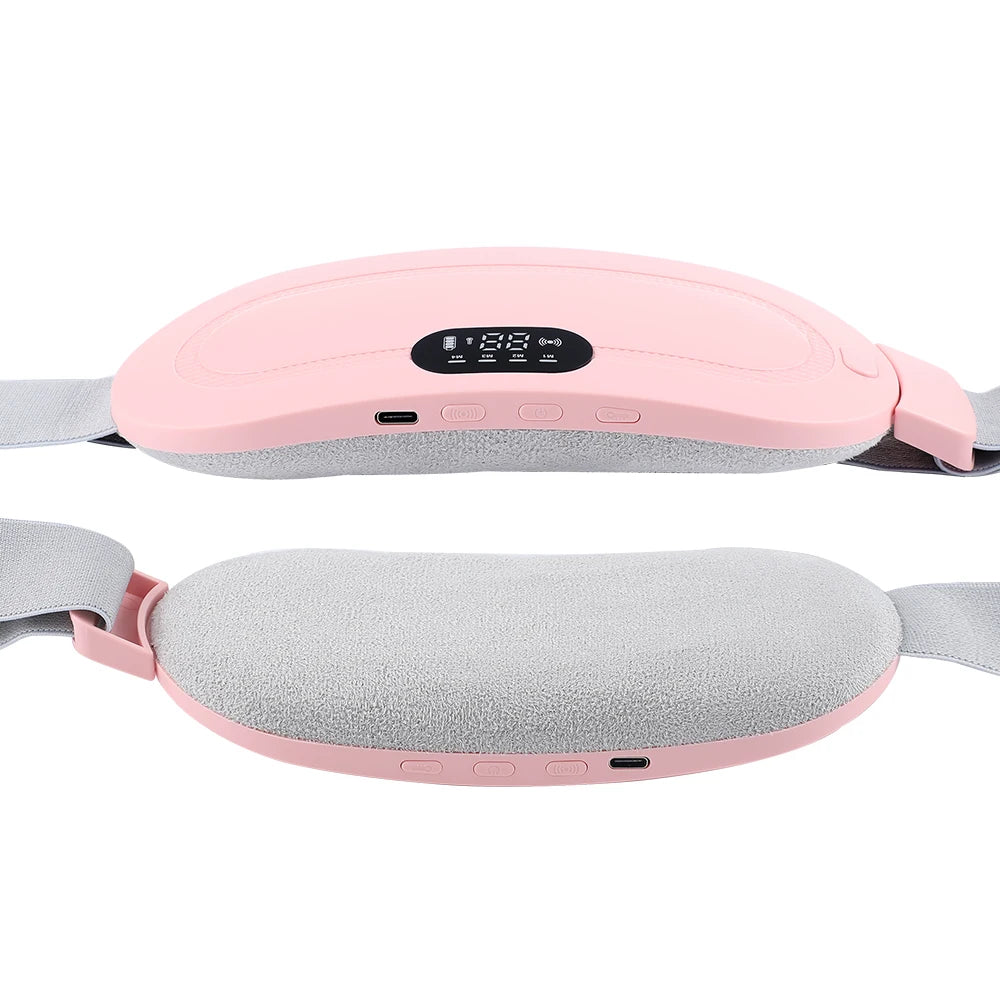 Cordless Electric Heating Pad Belt Adjustable Levels for Women Best Abdominal Heating Massager Hot Compress for Menstrual Period