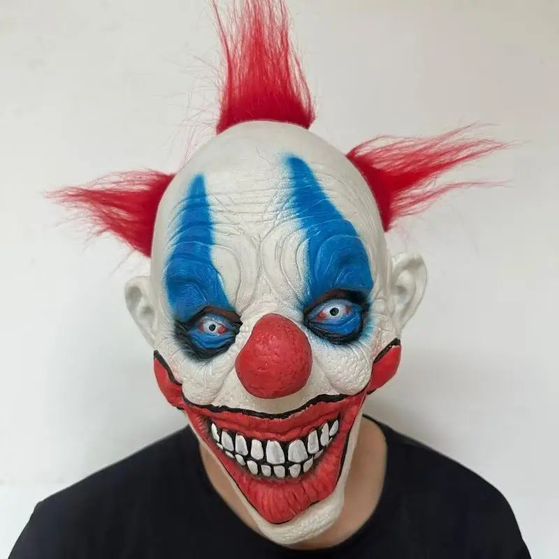 Halloween Various Clown Mask Cosplay Party Mask Latex Masks Helmet NPC Funny Prank Scare Headgear Bar Party Costume Props Mask