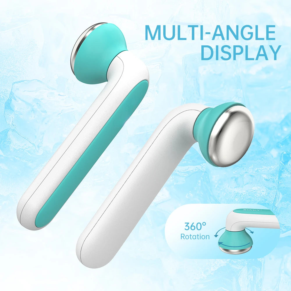 Face Ice Massager Cooler RollerIce Compress Hammer Skin Tighten Reduce Edema Shrink Pores Body Relax Cold Therapy Skincare Tools