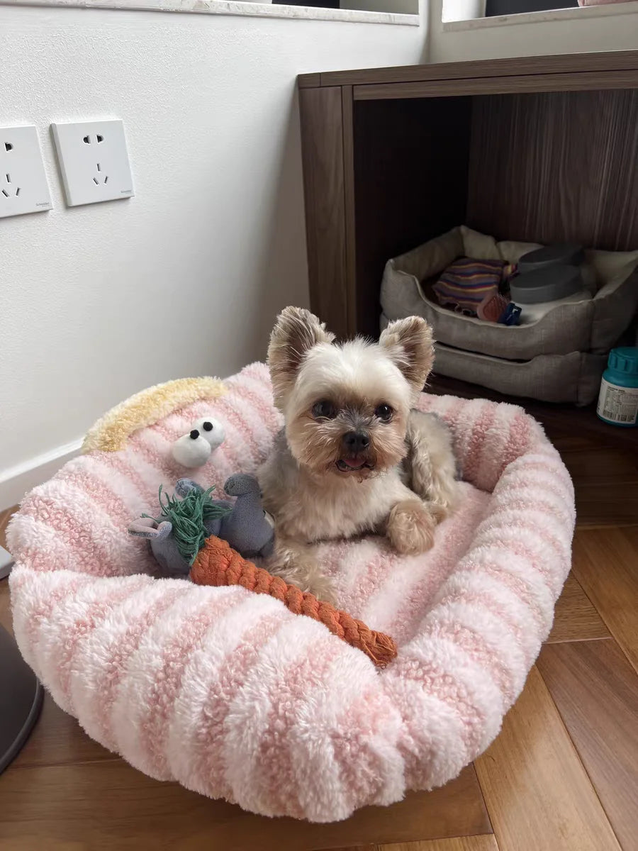 Cushion Winter Bed Puppy Special Sofa Kennel Winter Warm Pet Internet Celebrity Cat Nest Small Dog Dog Sleeping Mat