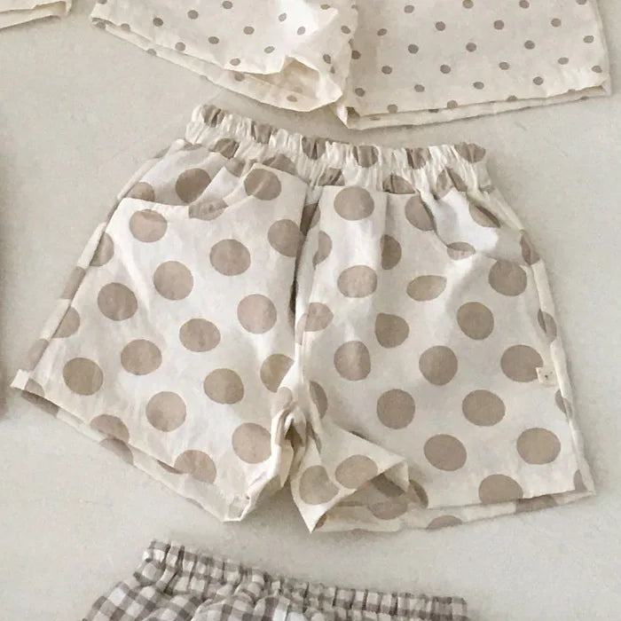 2025 Summer New Baby Cotton Breathable Shorts Thin Infant Boy Casual Shorts Cute Toddler Girl Solid Shorts Kids Clothes