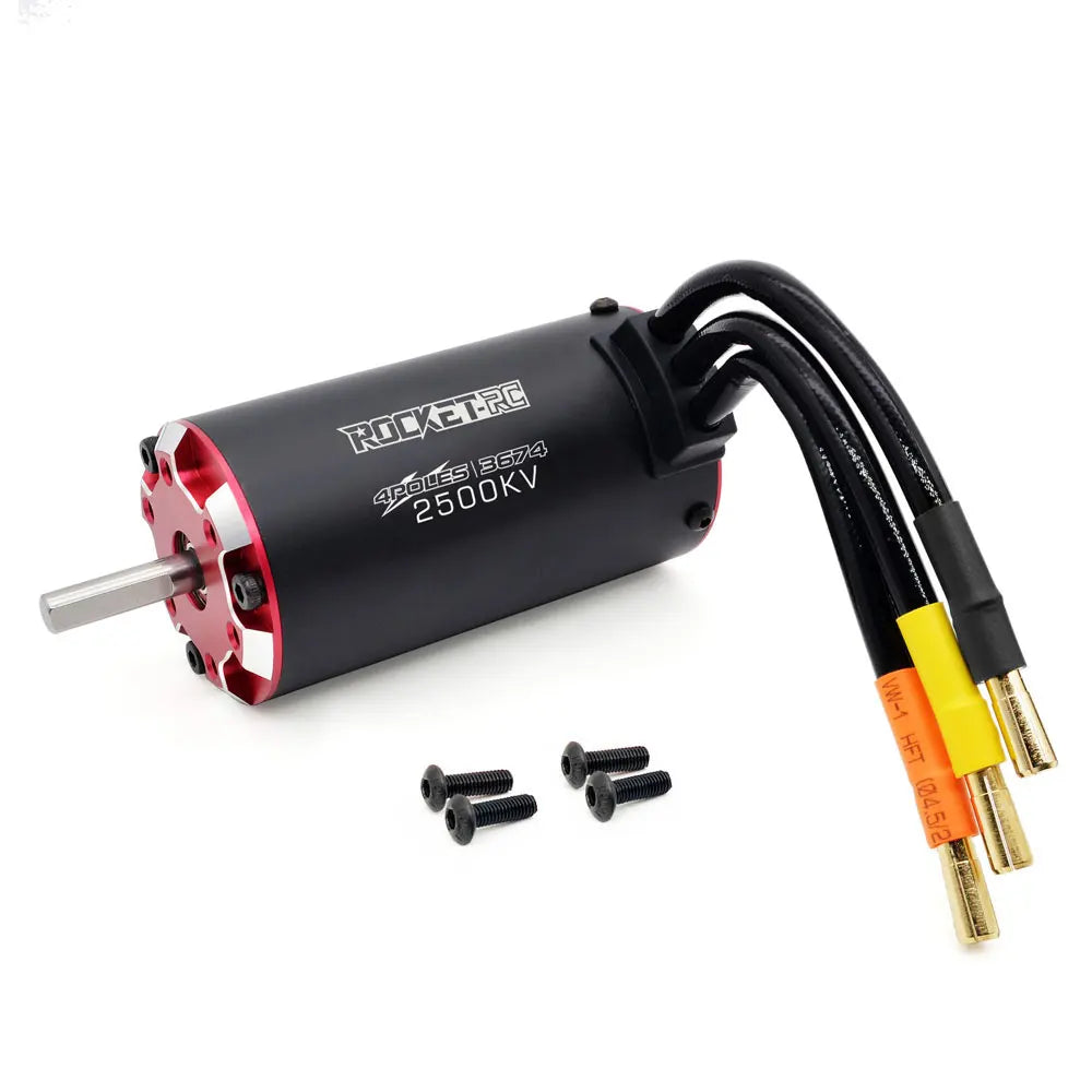 RC motor Rocket V2 supersonic Brushless Motor w/ Temp Sensor 3650 3660 3665 3670 3674 for 1/8 1/10 RC Car