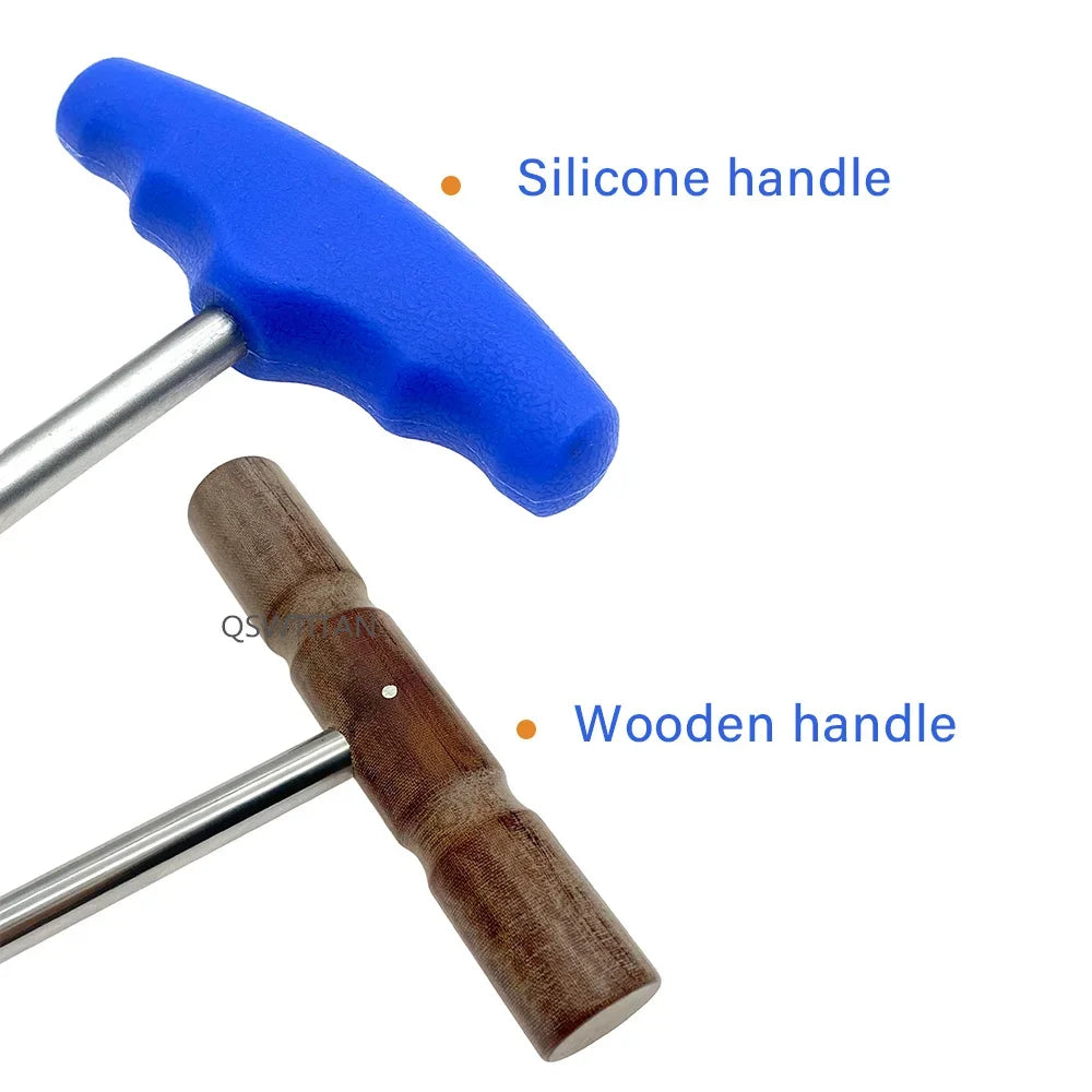1pcs Hip Joint extractor Femoral head extractor T Wooden handle silicone Orthopedic Veterinary Instrument