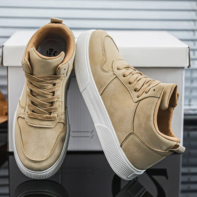 Fashion Men Casual Shoes Platform Non-slip Man Walking Sneakers Lightweight Male Running Shoes Breathable Platform Sport Shoes