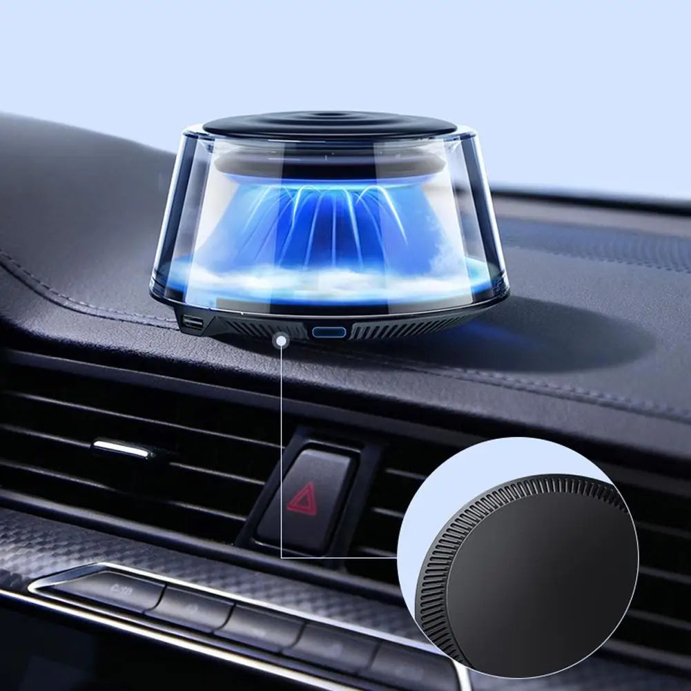 1Set Car Mounted Fragrance Machine Perfume 2025 New Durable Fragrance Automatic Spray LED Strip Aromatherapy Car Freshener