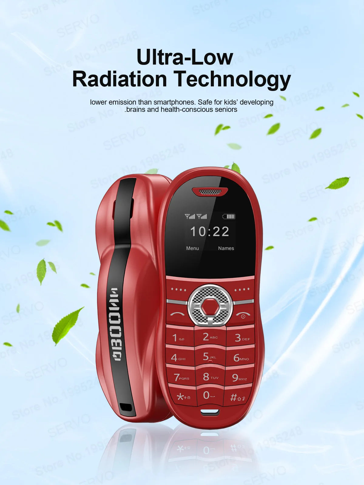 SERVO X18 Mini Sports Car Mobile Phone 2G GSM Call Recording Magic Voice Blacklist Dual SIM Standby Cute Backup Kids Cellphones