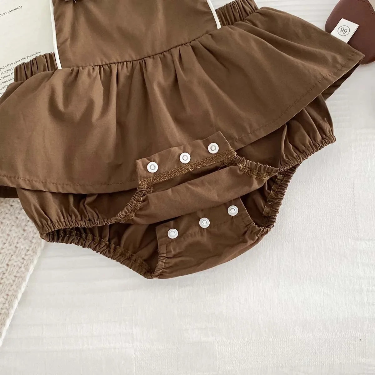 8761 Baby Clothing Set Spring 2024 New Girl's Suit Sleeveless Suspenders Skirt Short+Doll Collar Shirt Sweet Two Piece Suit