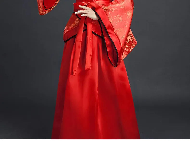 Halloween Cosplay Kids Set Dance Performance Dress for Girls Show Disfraz Child Hanfu Dress Costume Chinese Traditional Clothes