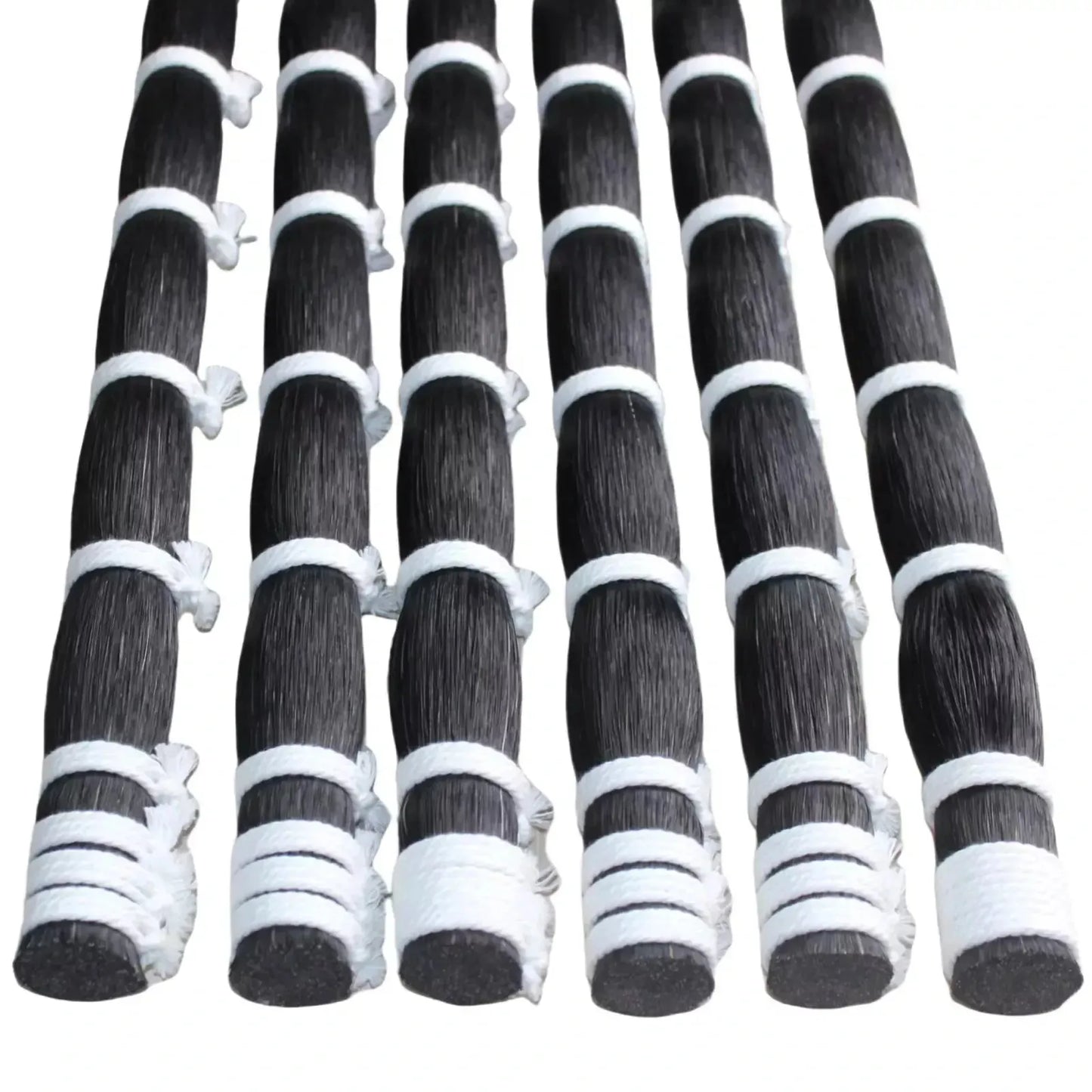 500g Real Black Horse Tail Hairs 80-84cm Horsetail Horsehair Bowed Instrument Bow Hairs Ponytail Mask Hair