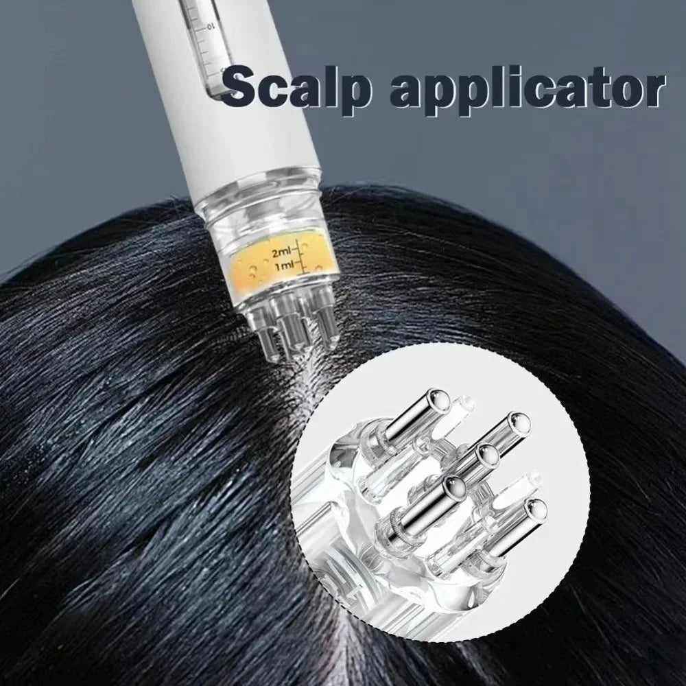 Portable Scalp Medicine Applicator Oil Liquid Guiding Massager Anti Hair Loss Scalp Scalp Applicator Liquid Comb Anti Hair Loss