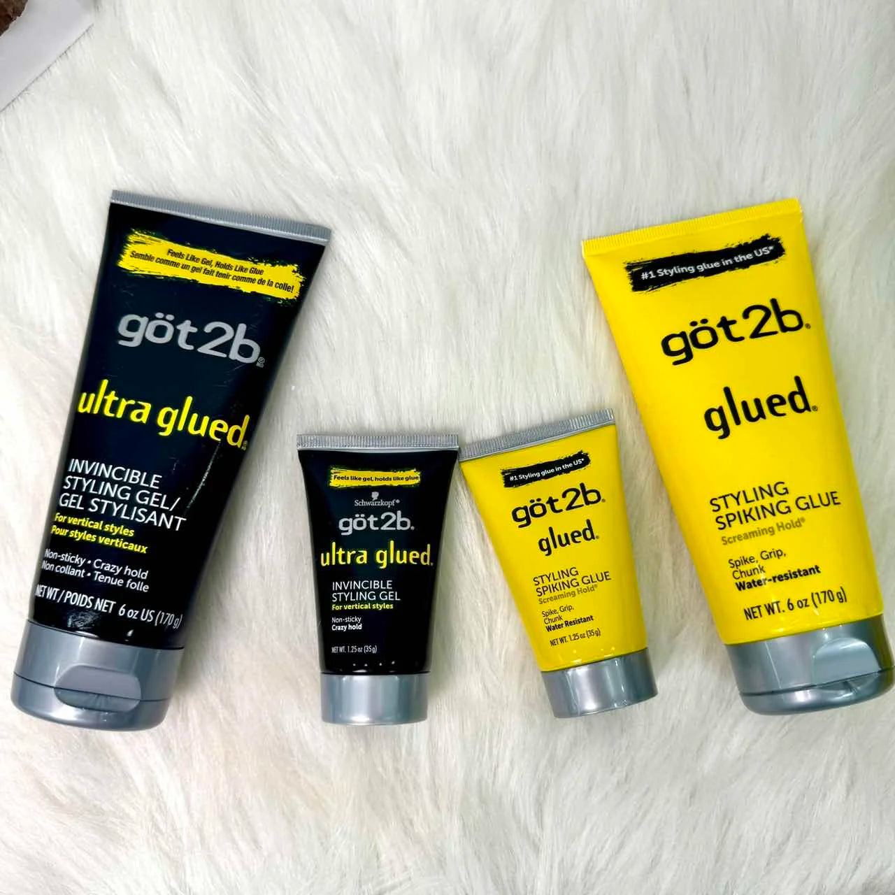 Got2b Glued Invincible Styling Hair Gel Got2b Ultra Glued Water Resistant Spike Grip Chunk Wig Accessories Strong Hold