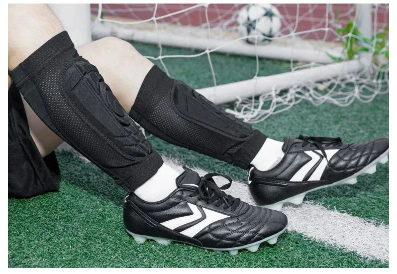 Anti-collision Soccer Football Shin Guard Adults Basketball Calf Support Compression Muscle Socks Running Leg Sleeve Warmer