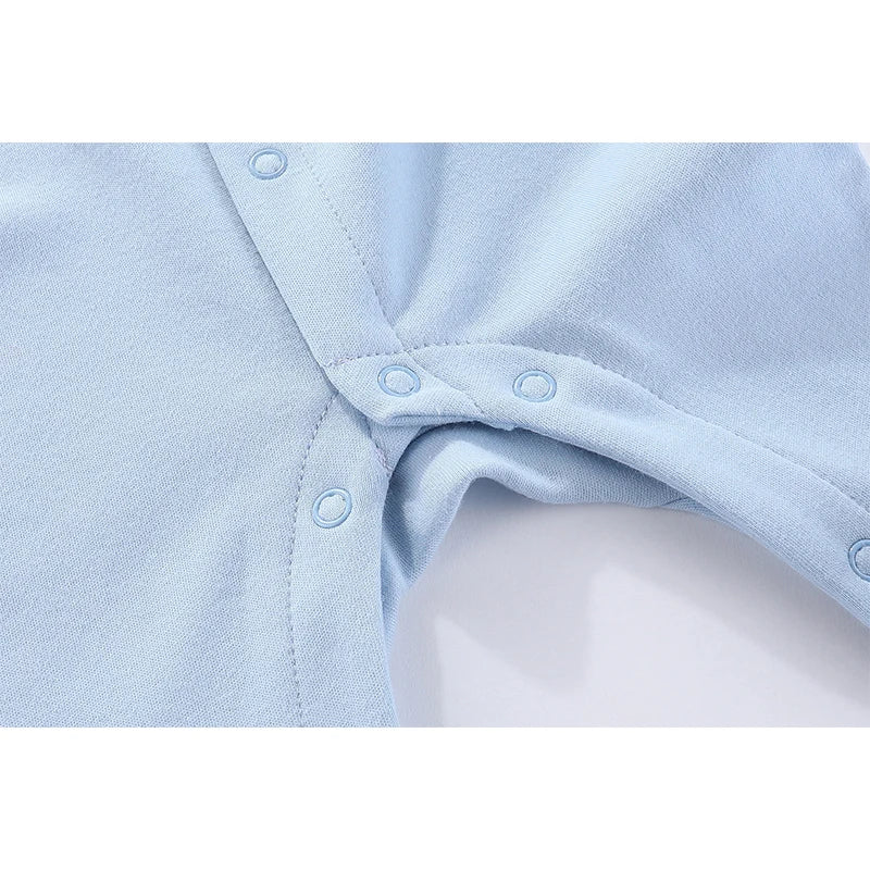 Kiddiezoom 7 Colors Solid Unisex Newborn Baby Girl Clothes Rompers+Burp Cloth+Bib+Hats+Gloves 100%cotton Soft Baby Clothing Sets