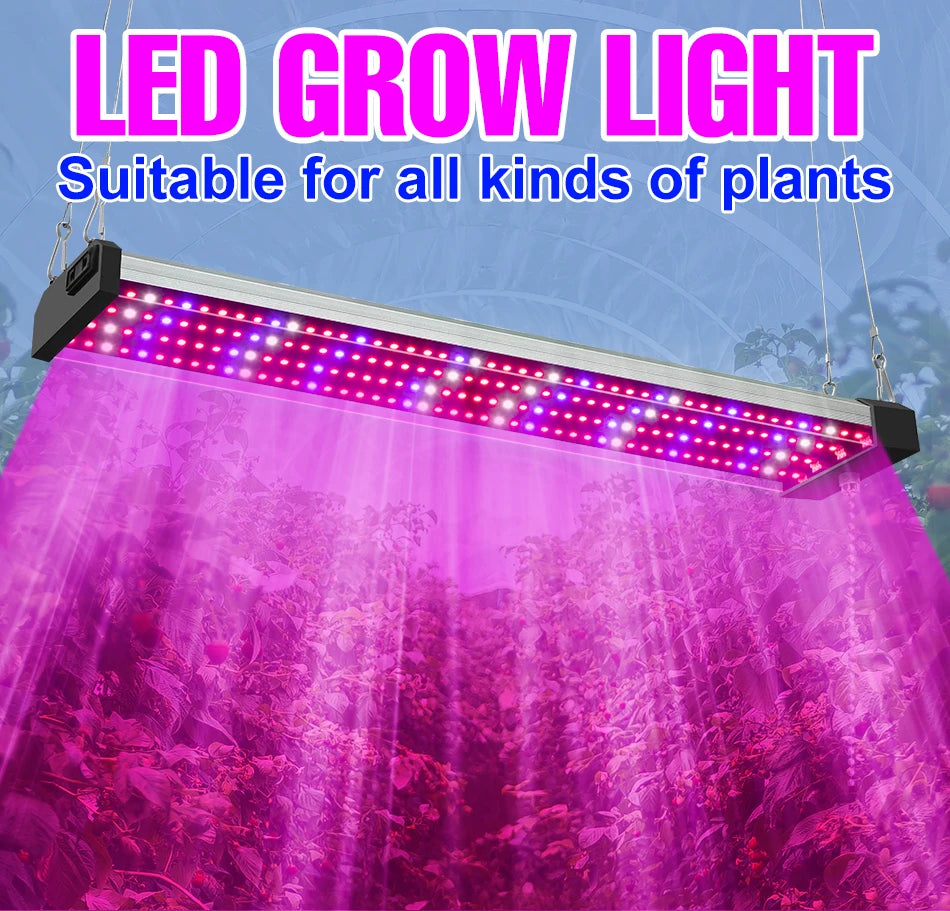LED Quantum Board Plant Grow Light  Full Spectrum Indoor Flower Seedling Hydroponic Greenhouse Vegetable Cultivation Growth Lamp