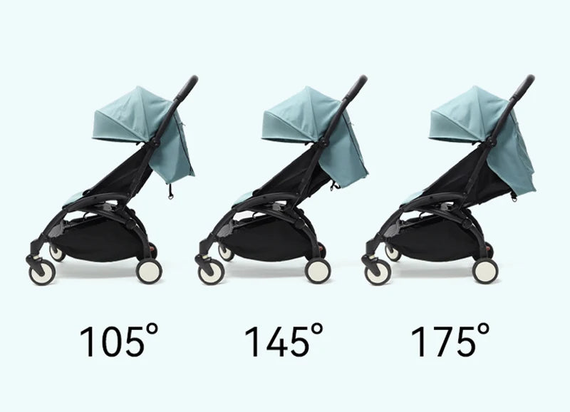 3Pcs /Set 175° Strollers Accessories Sunshade Covers Seat Cushion With Breathable Mesh Canopy Seat Liner Fit YOYO+/YOYO2/YOYA