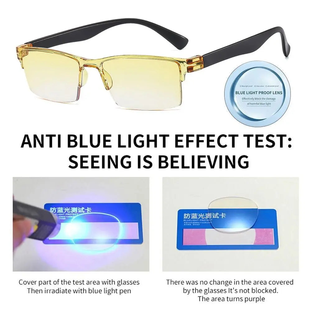 Autofocus Power Anti-Blue Light Reading Glasses Anti Blue Ray Near Far Automatic Zoom Eyeglasses Eye Protection PC