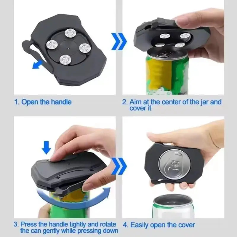Creative Beer Can Opener Tool Beverage Can Bottle Opener Multi-functional Portable Bottle Opener Kitchen Gadgets