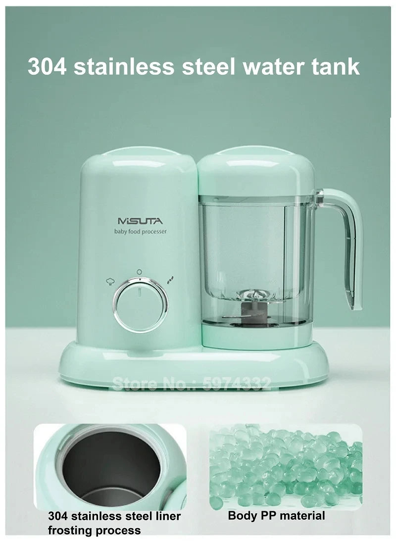 300W Baby Food Cook Mixer Steamer Multifunctional Fruit Vegetable Food Processor Solid Food Machine Electric Meat Grinder 220V