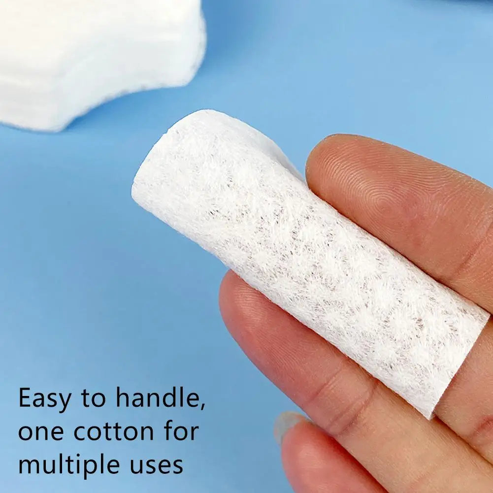 Cotton Pad Soft Absorbent Certified Organic Hypoallergenic Cotton Rounds - 300/600/1200 Count Premium Facial Makeup Removal Skin