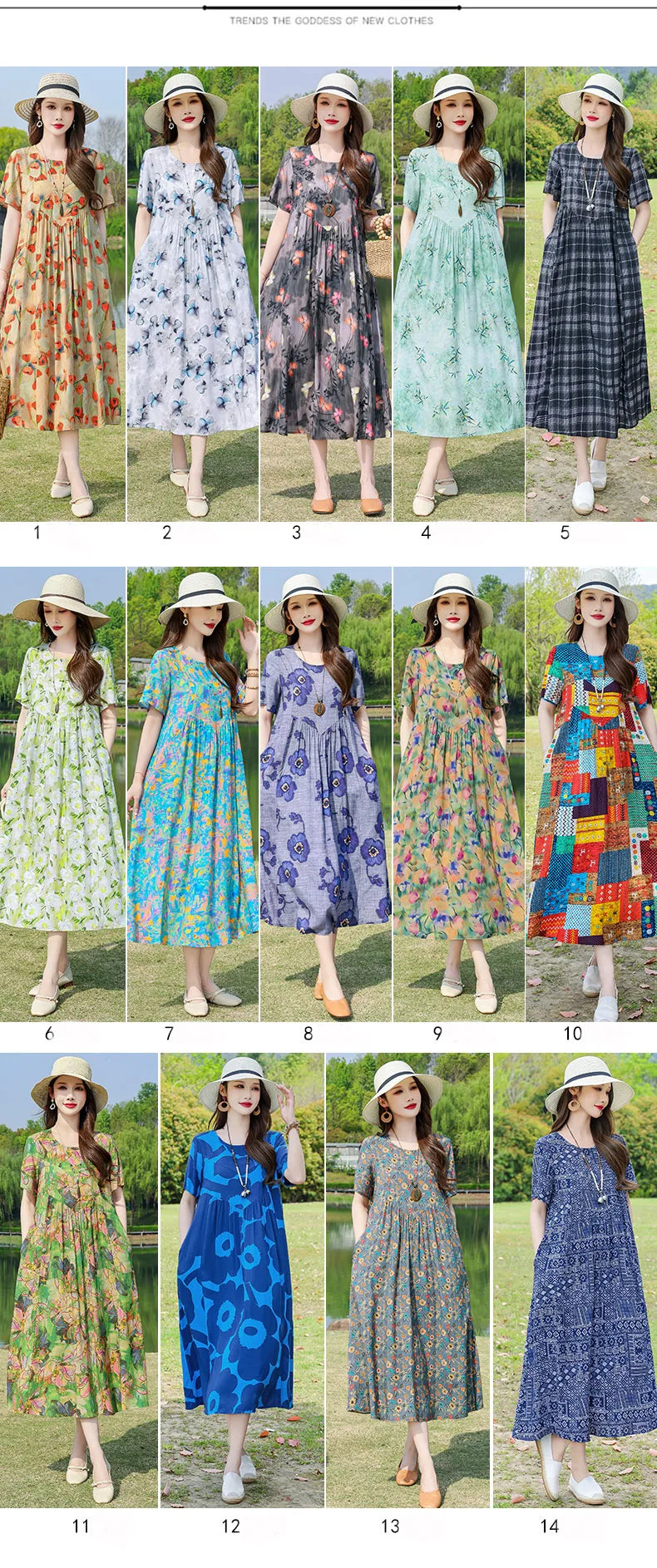 New Fashion Summer Dresses For Women 2025 Elegant Casual Short Sleeve Dress Soild Colour Women Clothing