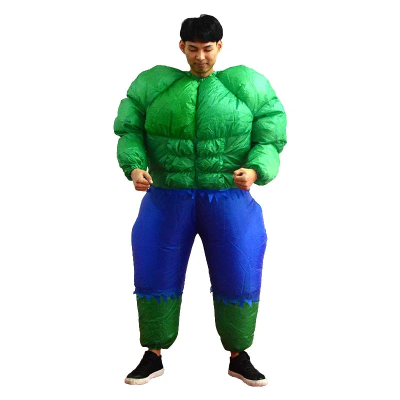 2026  Adult Fatty Hulk Inflatable Costume Anime Suits Mascot Halloween Party Cosplay Costumes for Man Woman Boys Girls
