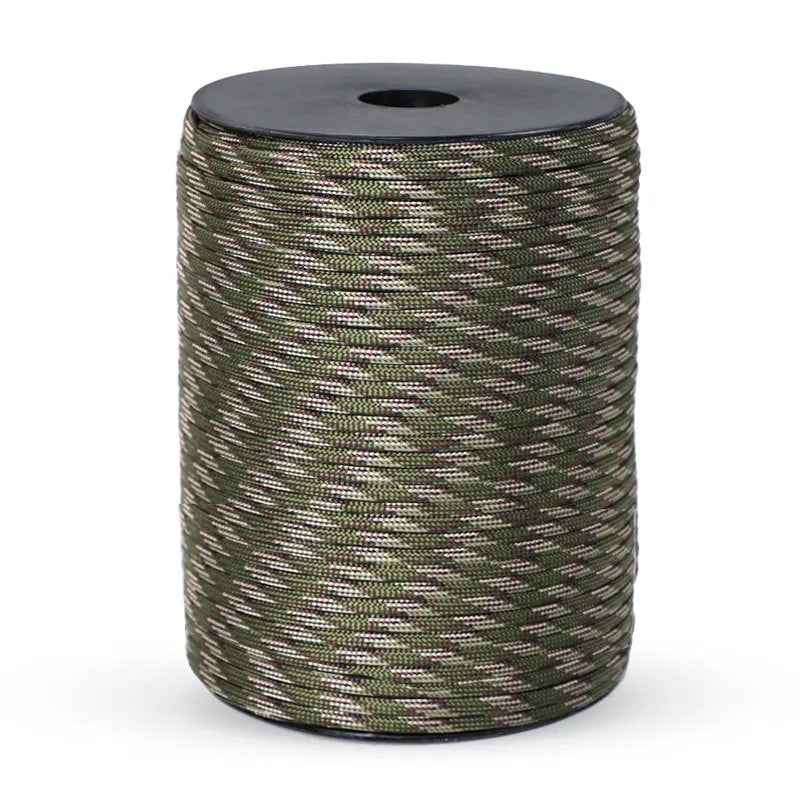 9 Core 650lb Paracord 30/50100m Dia.4mm Military Standard Parachute Rope Tent Accessories For Survival Bracelet DIY Making